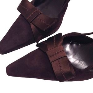 Vera Wang Breakout Cola Suede